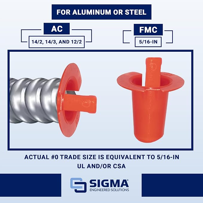 Sigma ProConnex 02-55035L #0 AC/Flex Anti-Short Bushing - Image 3