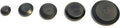 || SNAP in Plugs | CAPLUGS | Assorted 10 Each Flush Mount Black Hole Panel Plugs by Top+Secret+PDR