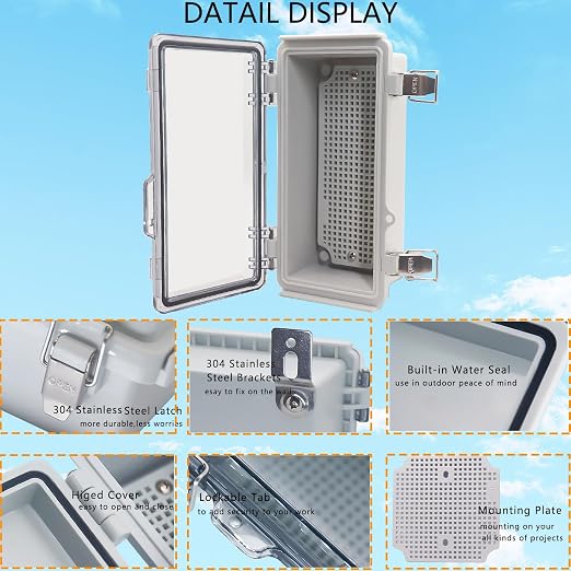 Waterproof Junction Box, ABS Plastic Electrical Box - Image 3