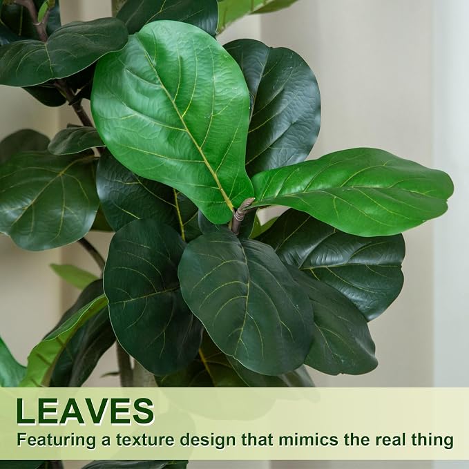 VIVATREES 5FT Fiddle Leaf Fig Artificial Tree - Image 5