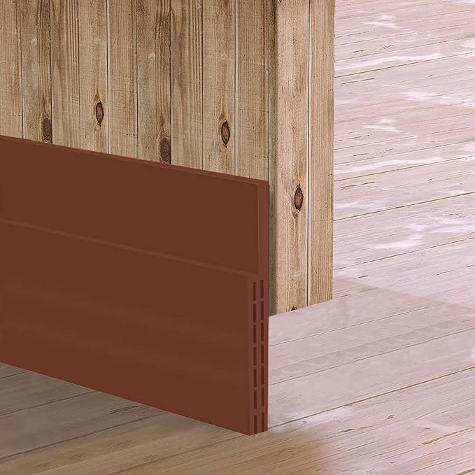 Huge Gap Door Draft Stopper, 3.4" W x 39" L Widened Rubber Door Sweep, Noise & by Sysmie
