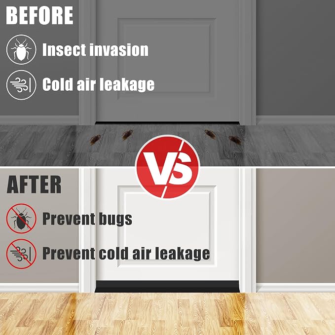 Draft Seal Tape for Doors and Windows 1 in x 10 Ft Silicone Weather Stripping - Image 7