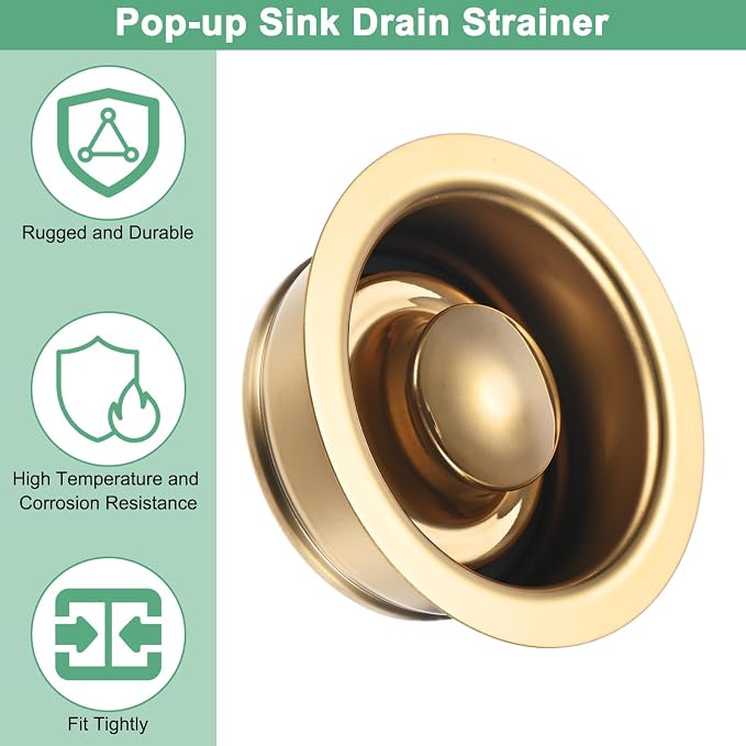 M METERXITY 2-Pack Garbage Disposal Sink Flange, Kitchen Sink Replacement - Image 4