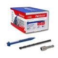 1/4 x 2-3/4" Hex Head Blue Concrete Screw Anchors by Unknown