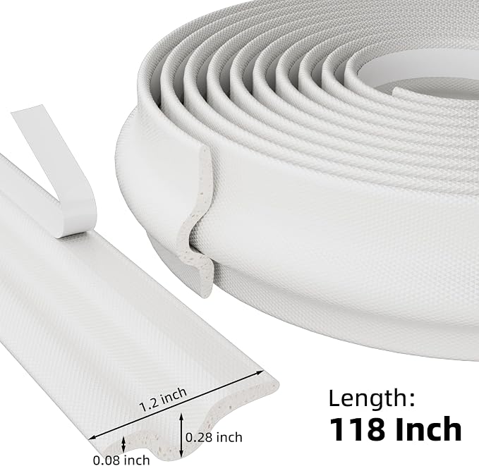 Kneelisa 118 Inch T Shape Sash Window Weather Stripping Door Seal Strip | Self - Image 2