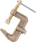 Welding Ground Clamp 500Amp G-style Solid Brass | Clamping Range up to 44mm by WeldingKnight