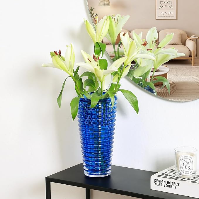 MCMCNCUIU Large Crystal Vase for Flowers, Large Glass Vases, Modern Decorative - Image 6