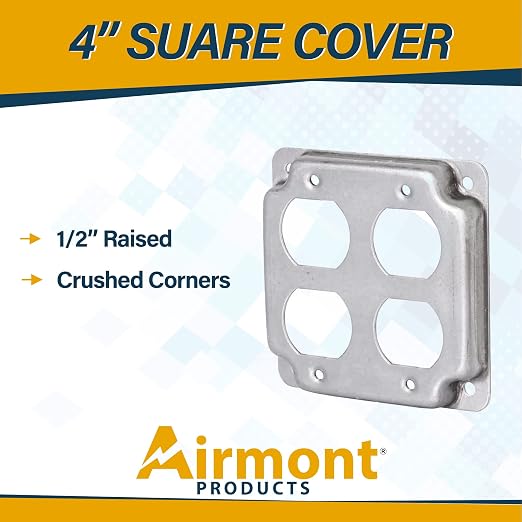 2-Gang Duplex Receptacle Electrical Box Cover - Image 2