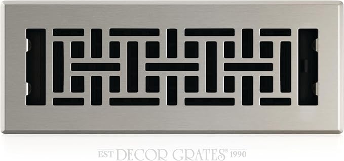 Decor Grates Metal Oriental Decorative Air Vent Cover 3x10 Floor Register – by DecorGrates