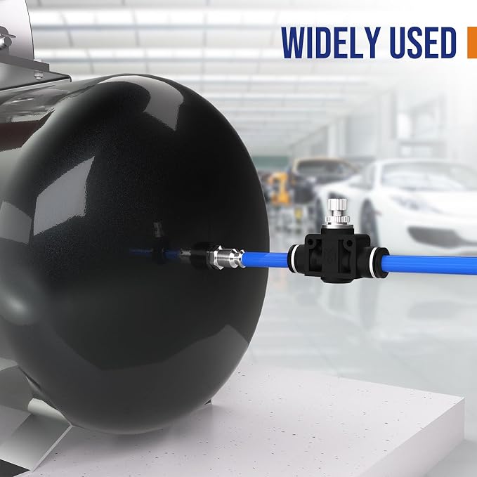 5/32 4mm Push To Connect Valve, Shut Off Air Flow Control Fittings | Pneumatic - Image 5