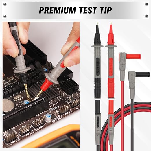 SWANLAKE 27-Piece Multimeter Test Leads Set, CAT.III 1000V / CAT.IV 600V - Image 2