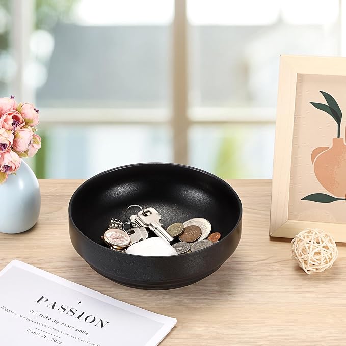 Key Holder Bowl for Entryway Table, Round Catchall Bowl for Keys | Catch All - Image 2