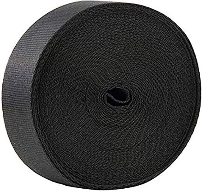 10 Yards 1 Inch Wide Black Nylon Heavy Duty Webbing Strap by Unknown