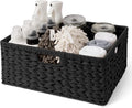 GRANNY SAYS Storage Baskets for Organizing, Waterproof Black Basket, Large by GRANNYSAYS
