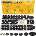 114-Piece 12 Sizes Faucet Washers Assorted Kit by NBRINGO