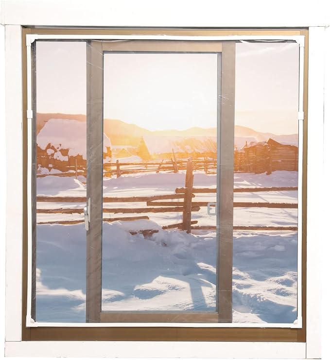 DIY Magnetic Window Insulation kit Transparent Film - Image 2