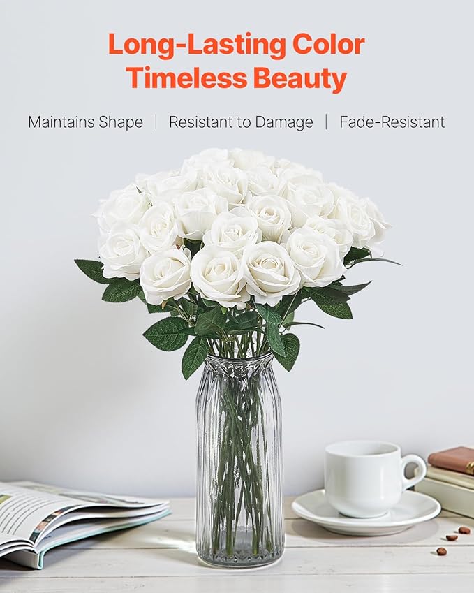 VEVOR Artificial Flowers, Home Centerpieces Arrangements, Party Tables - Image 3