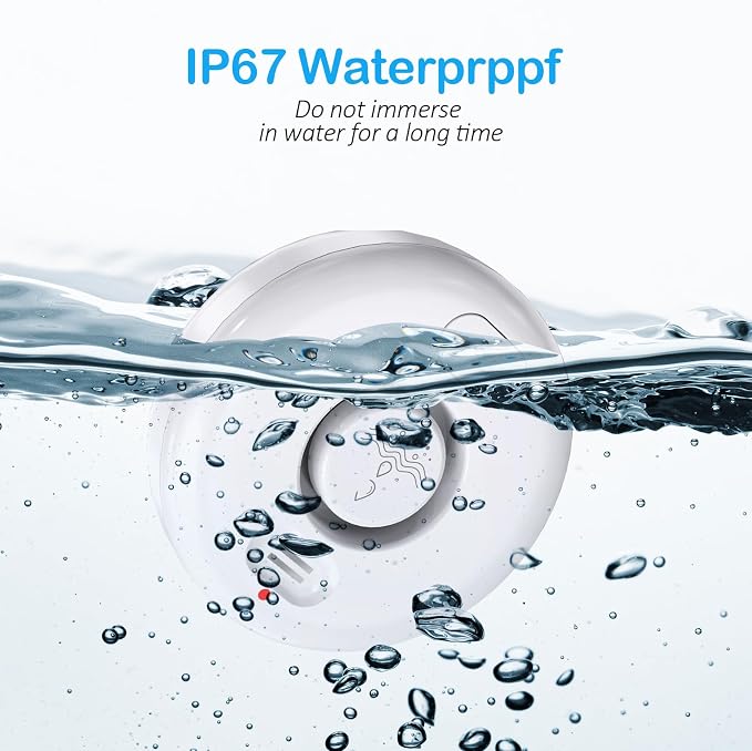 5 Pack Water Leak Alarm Detector, 120dB Loud Alert, IP66 Waterproof | Water - Image 5