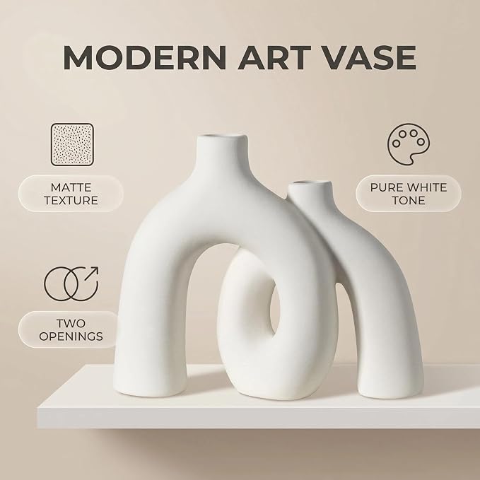 CEMABT Modern Nordic Boho Vase Set - Image 2