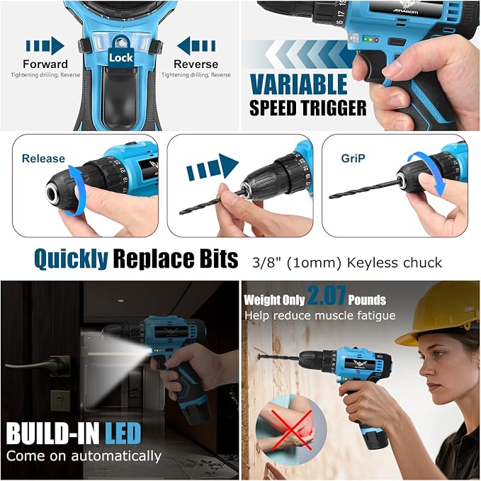 JENABOM 146-Piece Home Tool Set - Image 4
