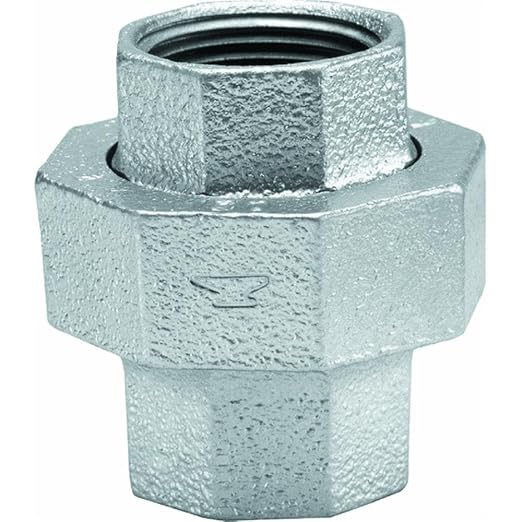 Anvil 8700163408, Malleable Iron Pipe Fitting, 1/2" NPT Female, Galvanized by Anvil+International