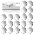 20pcs Seal Electrical Box Knockout, Removable Electrical Box Knockout Round by PEUTIER