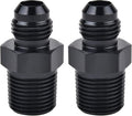 EVIL ENERGY 6AN Male Flare to 3/8" NPT Pipe Fitting Adapter Aluminum Straight by EVILENERGY
