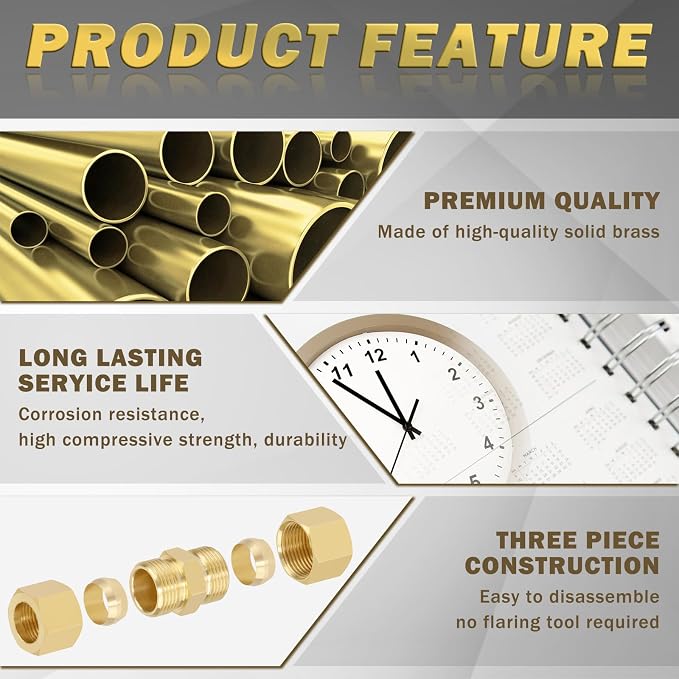 Brass Compression Tube Fitting - Image 3