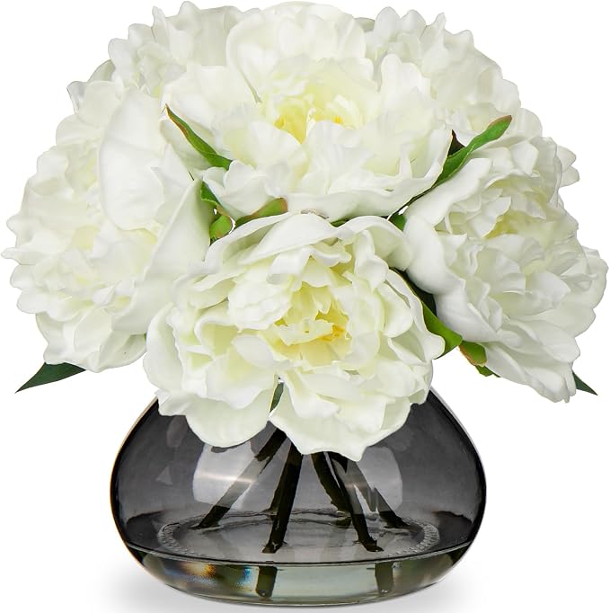 Hollyone Peonies Artificial Flowers by Hollyone