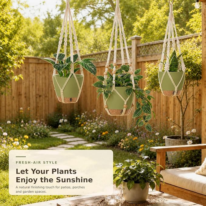Bouqlife 3 Pack Hanging Planters - Image 5