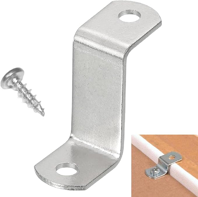 Canvas Clips 8-Pk: or Choose Your Length; Mirror Picture Frame or Artwork by Unknown