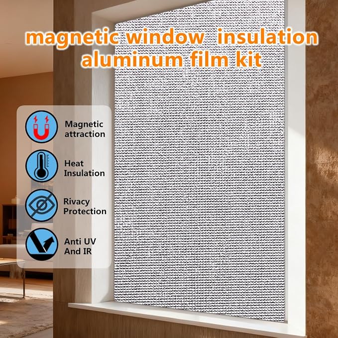 Magnetic Window Insulation Kit Suitable - Image 2
