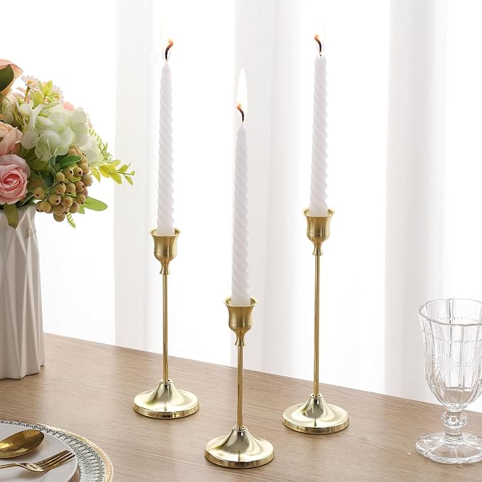 Candlestick Holders 4 Sets, Metal Taper Candle Holder, Candle Holder - Image 5