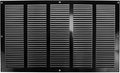 Repa Market Air Vent Cover 20x12 Inch Black Galvanized Steel Louvered Grill by RepaMarket