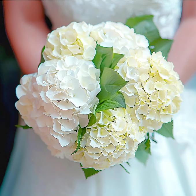 Auihiay 304Pcs Hydrangea Artificial Flowers Bulk, Silk Hydrangeas Flowers | - Image 7
