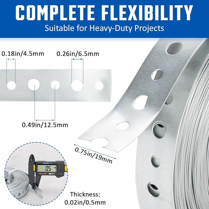 Galvanized 3/4-Inch X 100-Feet Metal Strapping - Image 2