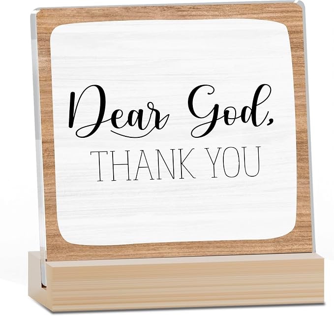 Farmhouse Decor, Acrylic Christian God Home Decorations, Aesthetic Entry Way by JUSITAKEET