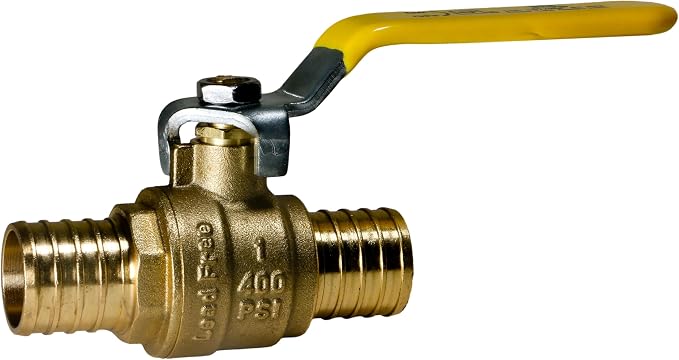 10 Pack XFITTING Pex Barb 1 Inch Ball Valve - Image 2
