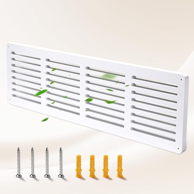 Return Air Grille Cover 32“ x 8.5”, Durable MDF by Sicrifety