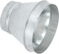 PATIKIL 12 Inch to 6 Inch Duct Reducer, Galvanized Steel Round Air Duct Reducer by PATIKIL