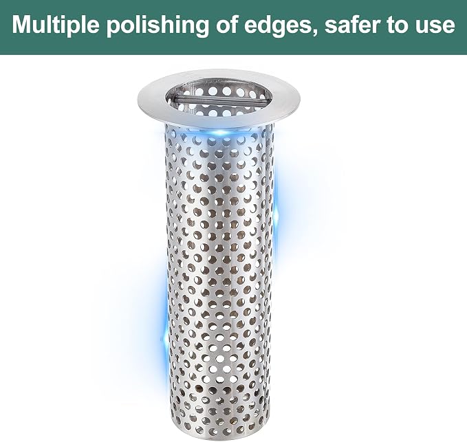 Commercial Floor Drain Strainer, 316 Stainless Steel 3" x 4" - Image 6