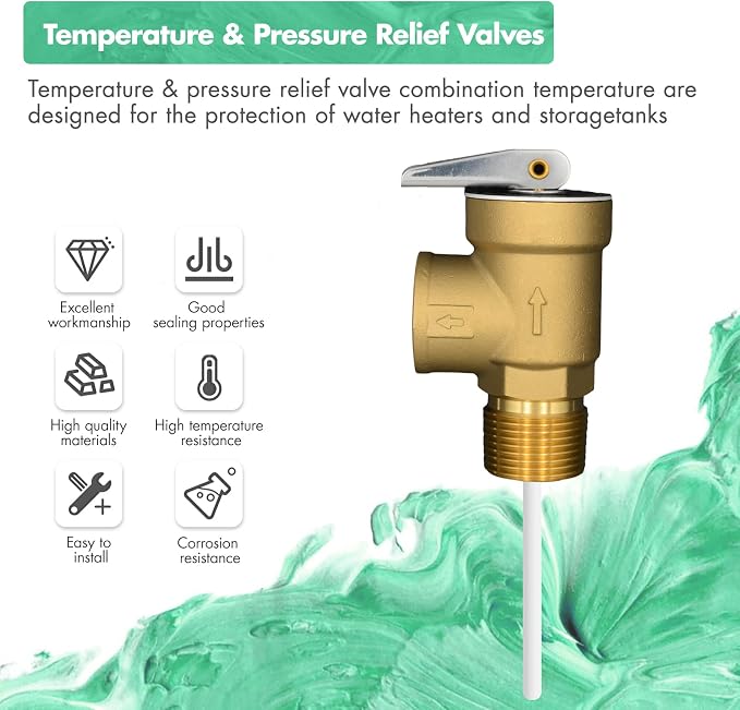 VAV 3/4" T&P Relief Valve, 150 PSI, CSA Listed - Image 2