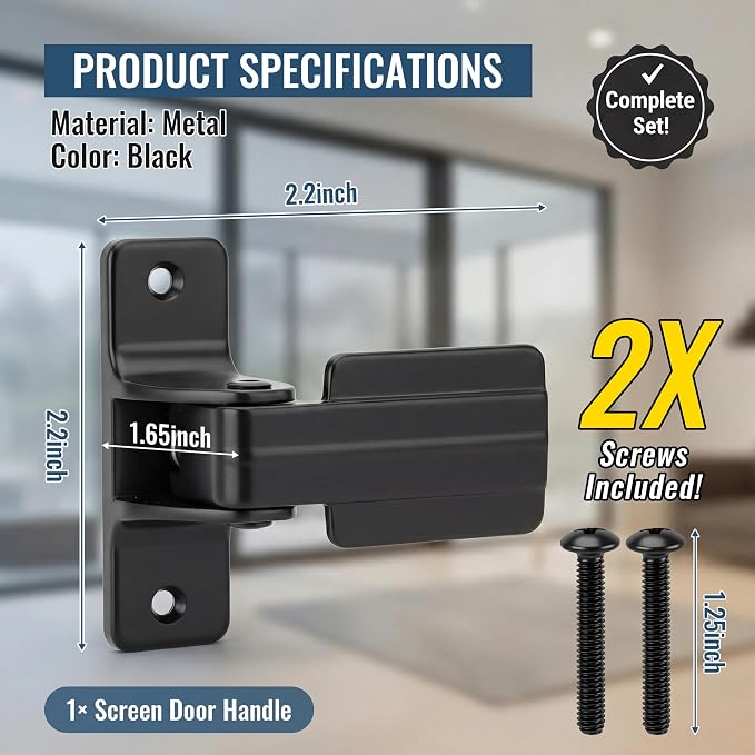 Screen Door Latch Inside Handle - Image 9