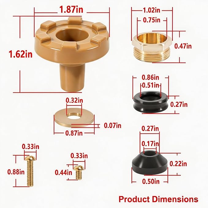 RK-14MH Repair Kit Metal Handle, Outside Faucet, Compatible - Image 6