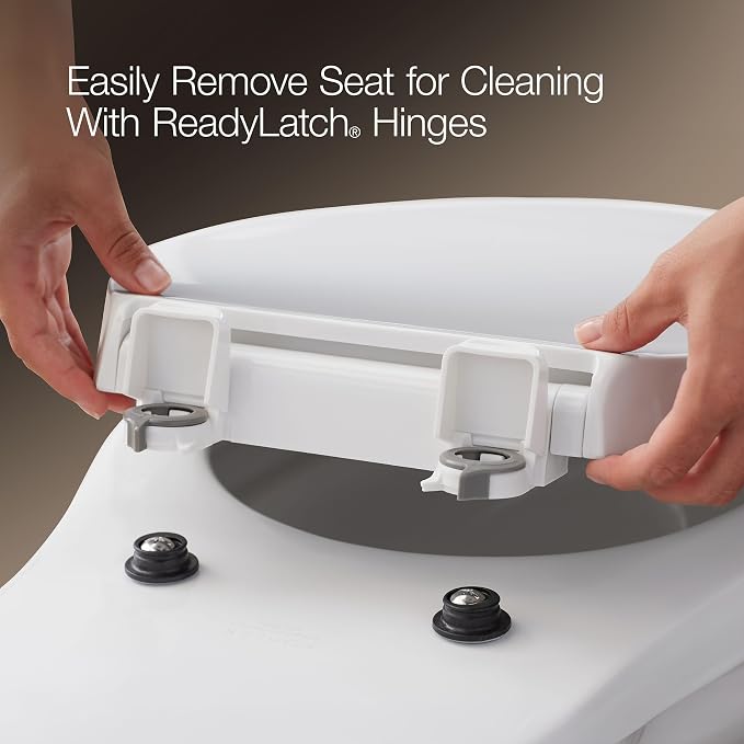 KOHLER 4639-RL-96 Cachet ReadyLatch Round Toilet Seat Soft Close - Image 9