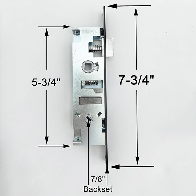 ReigaHood US Flat Slot Storm Door Handle Complete Set Fits - Image 4
