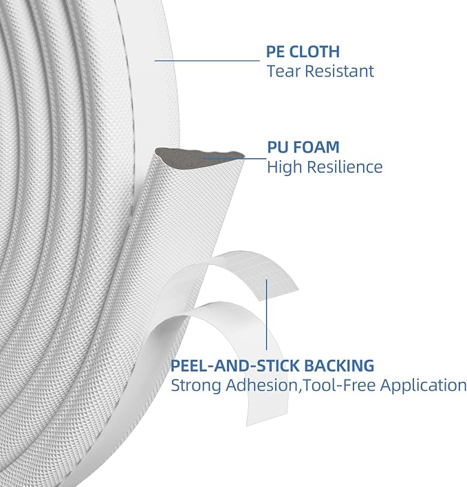 196”Wedge Weather Stripping Door Seal Strip - Image 7