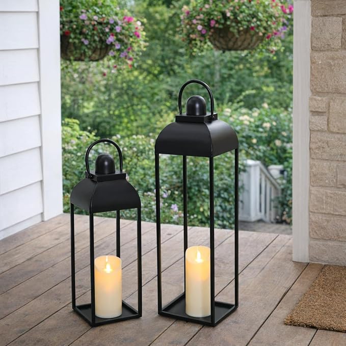25'' 19'' Lanterns Decorative Outdoor Indoor - Image 8