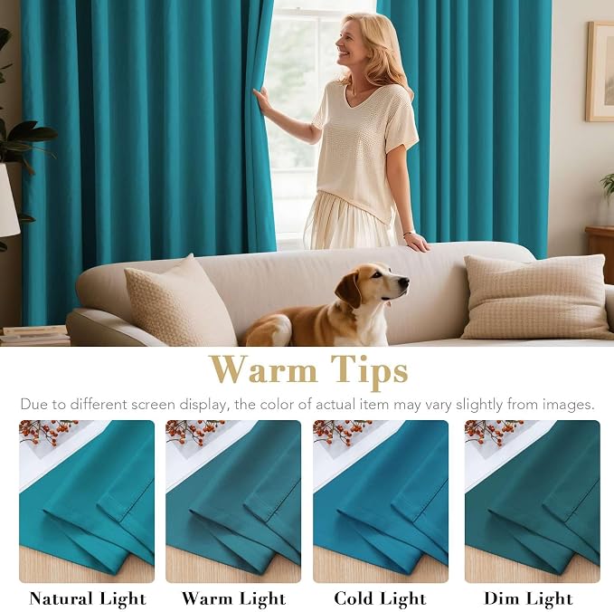 H.VERSAILTEX Blackout Room Darkening Window Treatment Curtains, Grommet Drapes - Image 5