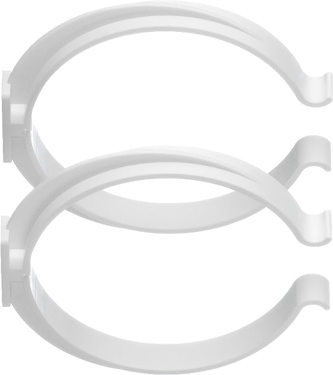 6 inch Plastic Pipe Clamp Holder Brackets 2 Pieces – Wall Ceiling Mount Ducting - Image 4